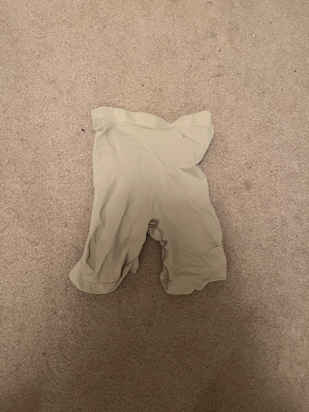 Beige Seamless Shapewear Shorts